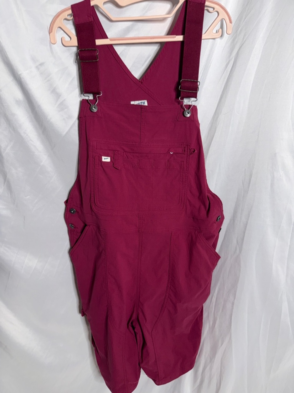Duluth Trading Co Wine heirloom gardening Short Overalls
